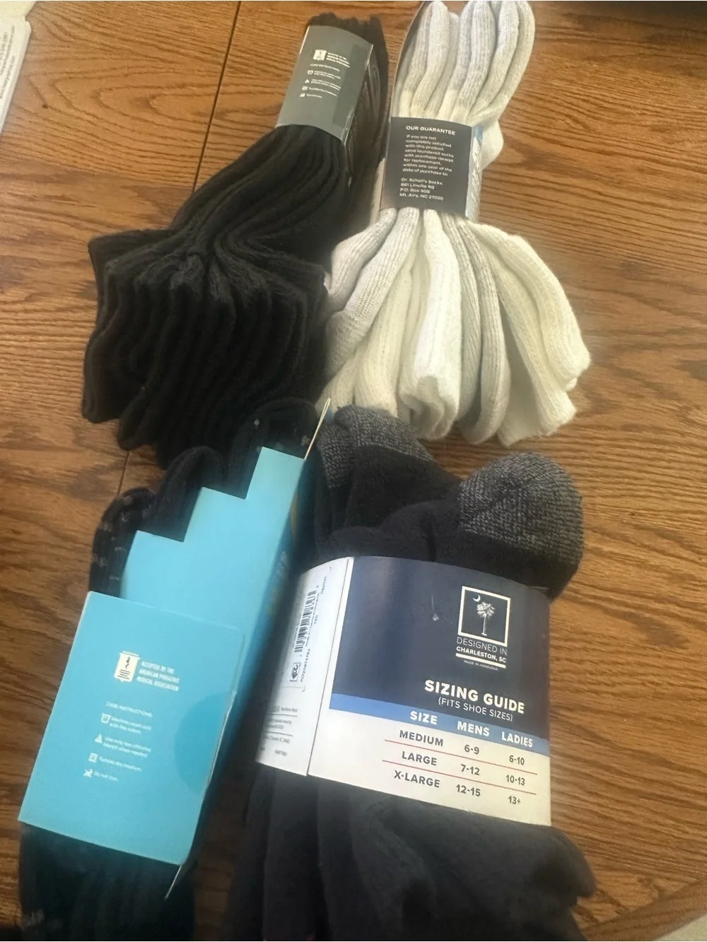 Men's Sock Bundle - Black, White, Gray
